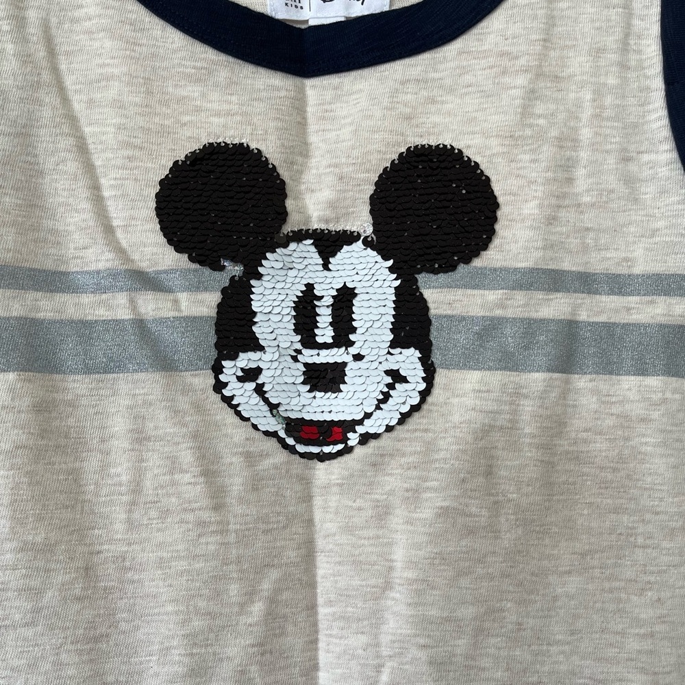 Gap Disney tank dress with sequin flip Mickey, size L - Picture 2 of 8